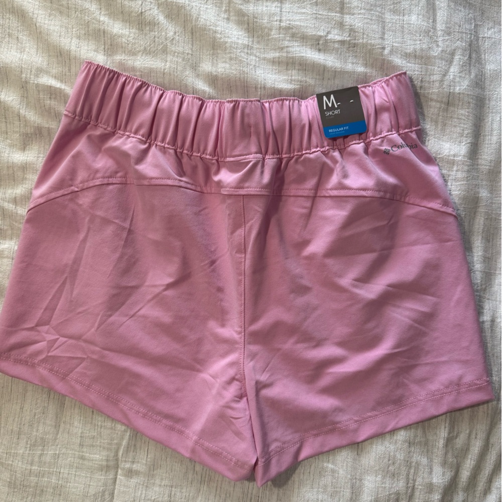 Columbia Pink Athletic Shorts with Elastic Waistband- Bogata Bay - Picture 2 of 4